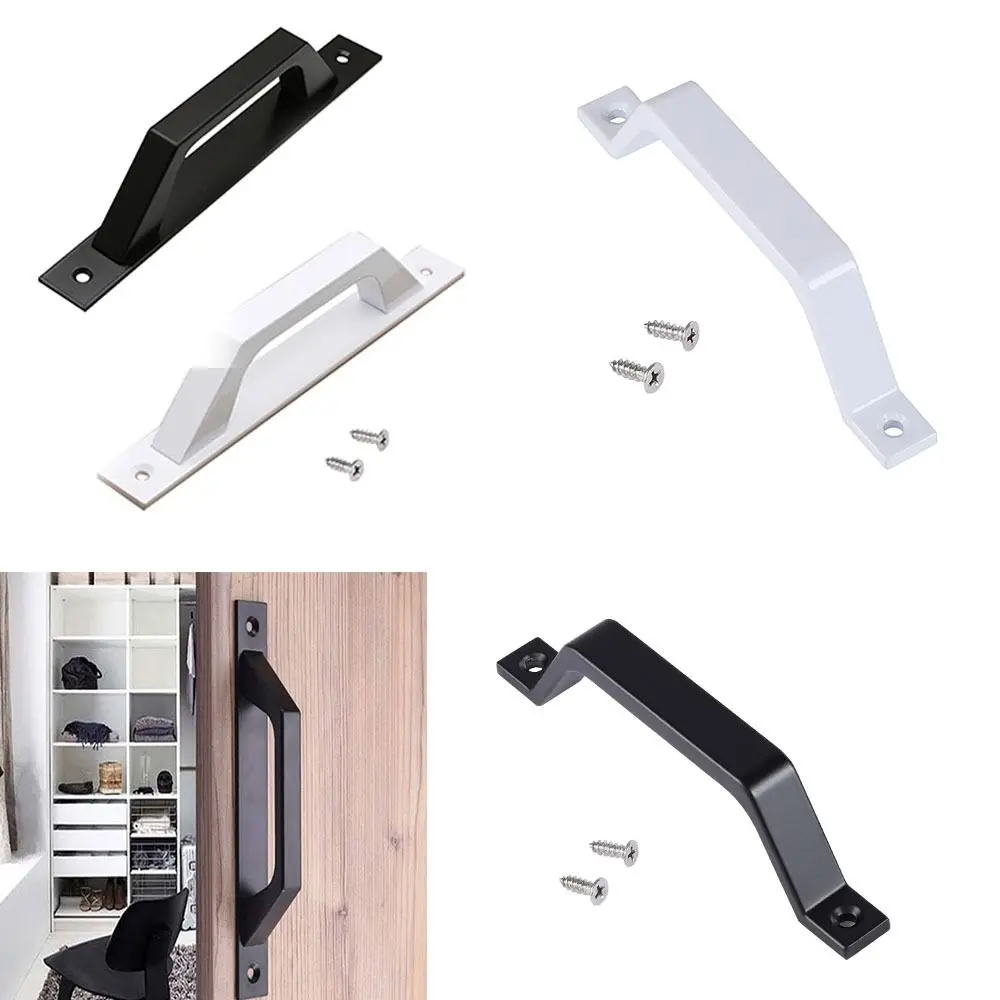 Kenop Pintu Minimalis dari Paduan Aluminium, Gagang Pintu Geser, Tarikan Pintu Gudang, Furnitur Dorong-Tarik