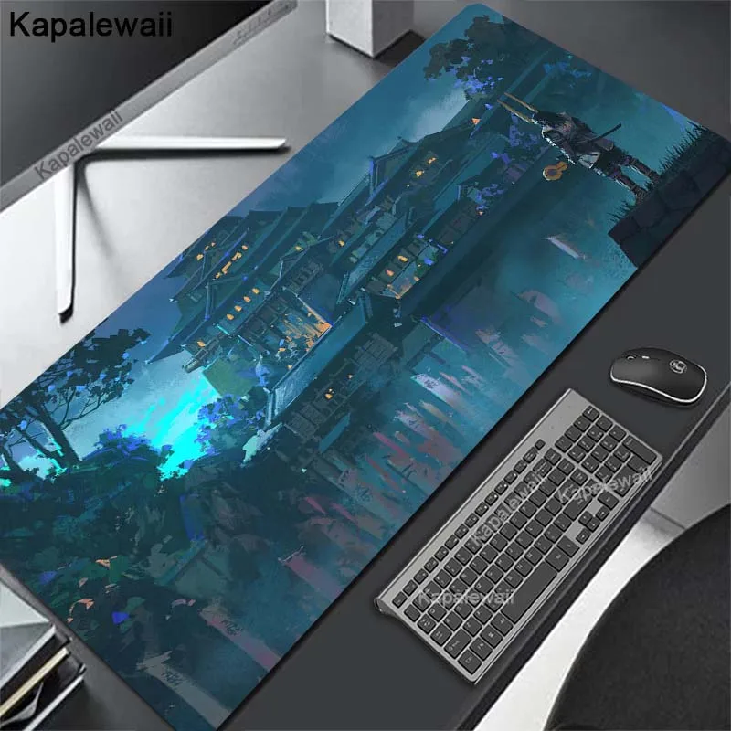 

Large Gaming Mouse Pad Gamer Big Mouse Mat Japanese Anime Computer Locking Edge MousePad XXXL 90x40cm Keyboard Desk Mice Pad