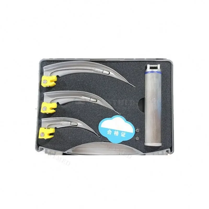 SY-G054 Surgical  Durable Ordinary  Laryngoscope Fiber Optic Laryngoscope Set