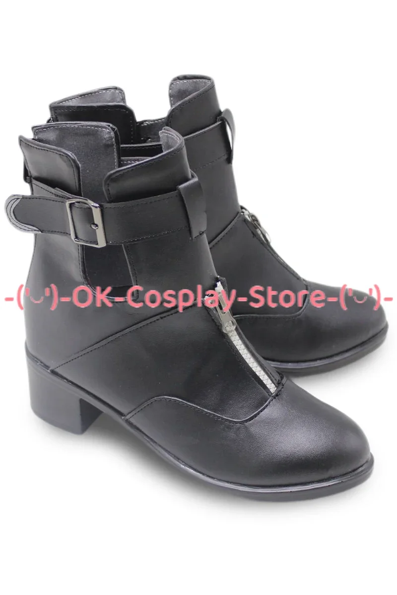 [حسب الطلب] السجن البصري لوس ايدن جاك تأثيري أحذية أنيمي لعب الأدوار الدعامة هالوين كرنفال حفلة بولي Boots الأحذية الجلدية