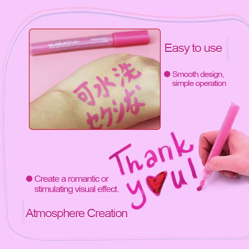 الكتابة على الجدران القلم ألعاب الكبار اللعوب الملحقات الغريبة أدوات قابل للغسل الجسم اللوحة Bdsm علامات DIY بها بنفسك الوشم ماكياج الجنس لعب C07