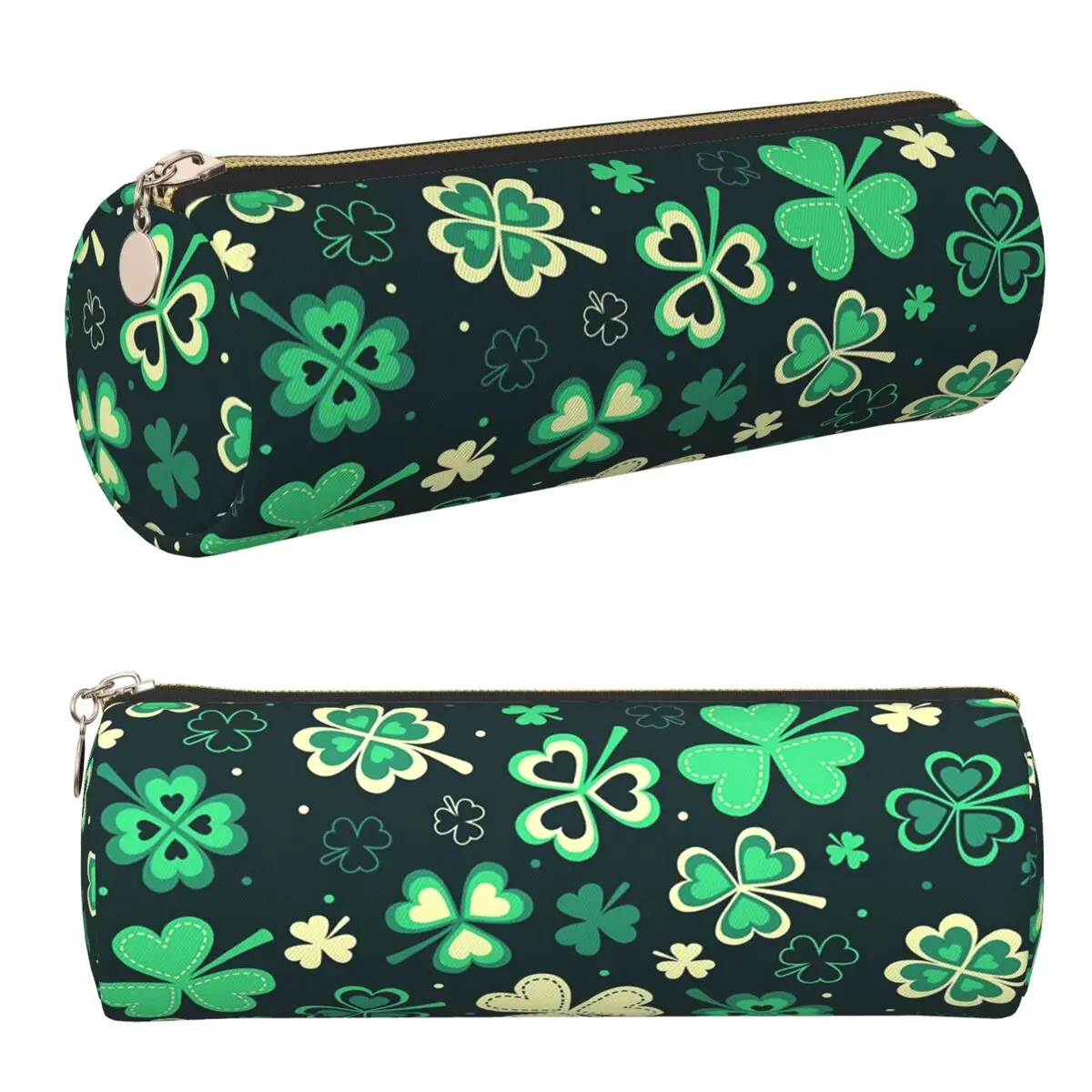 

Green Leaves Grass Pencil Cases Pen Holder Stationery Supplies Large Capacity Pen Box Pencil Bag for Kids School