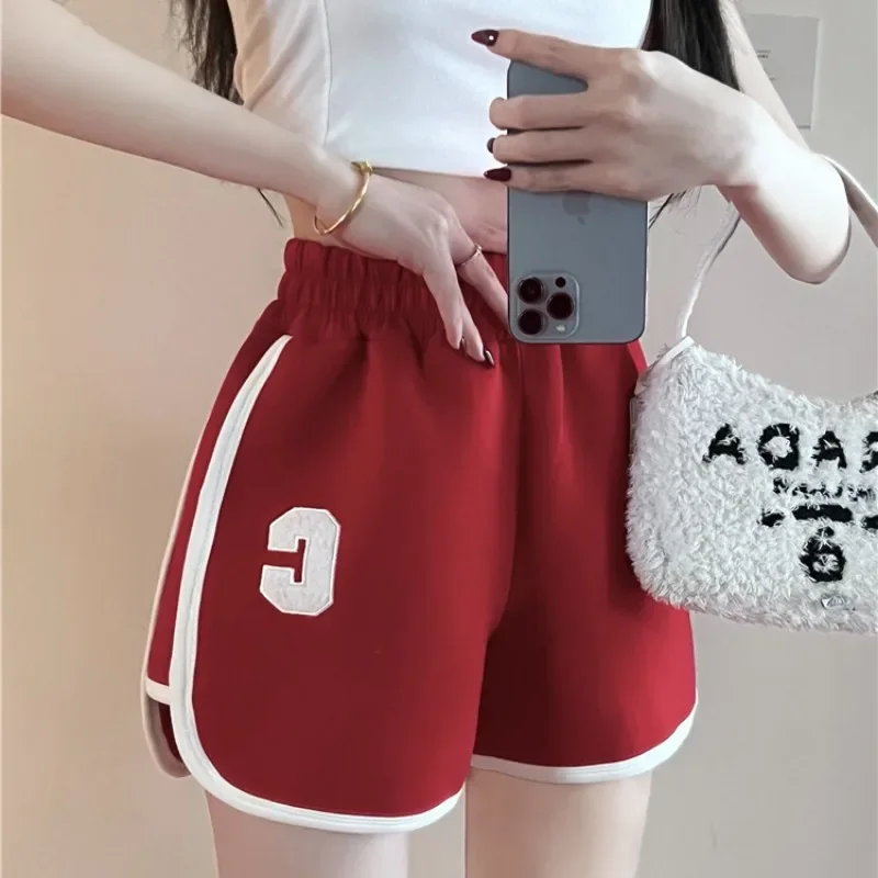 Correndo calças curtas mulher esportes verão esporte shorts para mulheres de fitness ginásio designer y2k harajuku estilo coreano casual quente