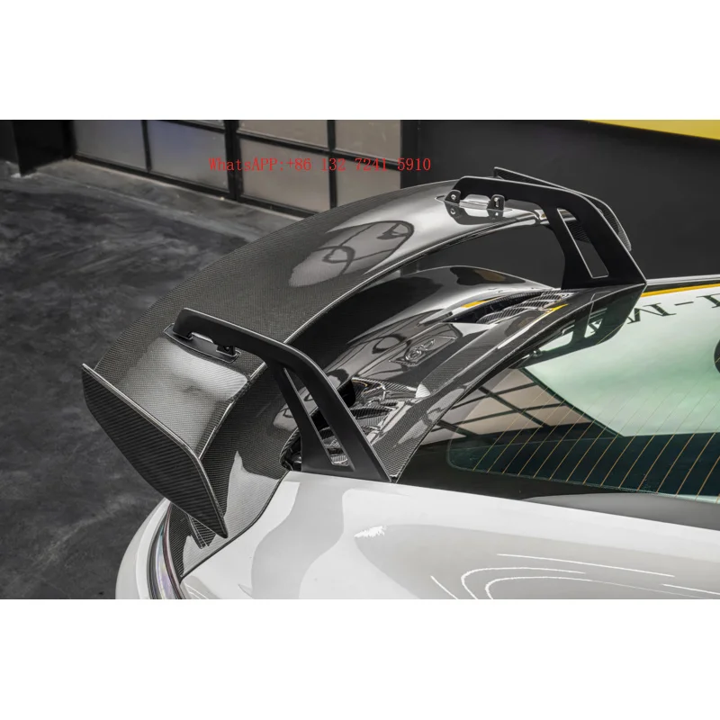 For   Upgraded Dry Carbon Fiber Tail Wing