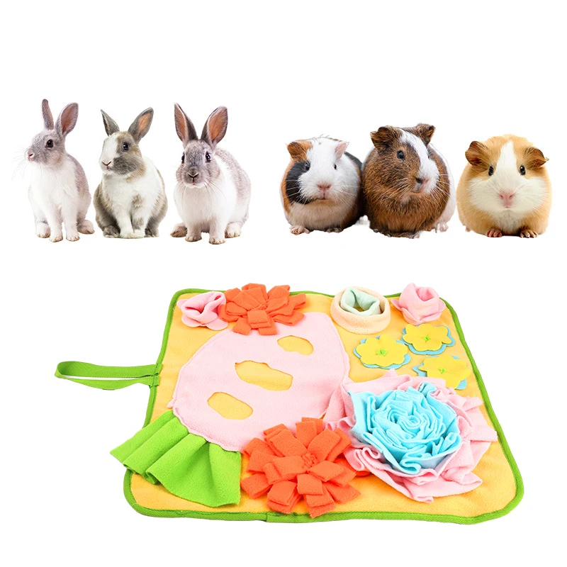 Mood relief Chinchillas guinea pigs foraging pets Sniffing pads Amazon pet supplies Rabbit nose hair pads