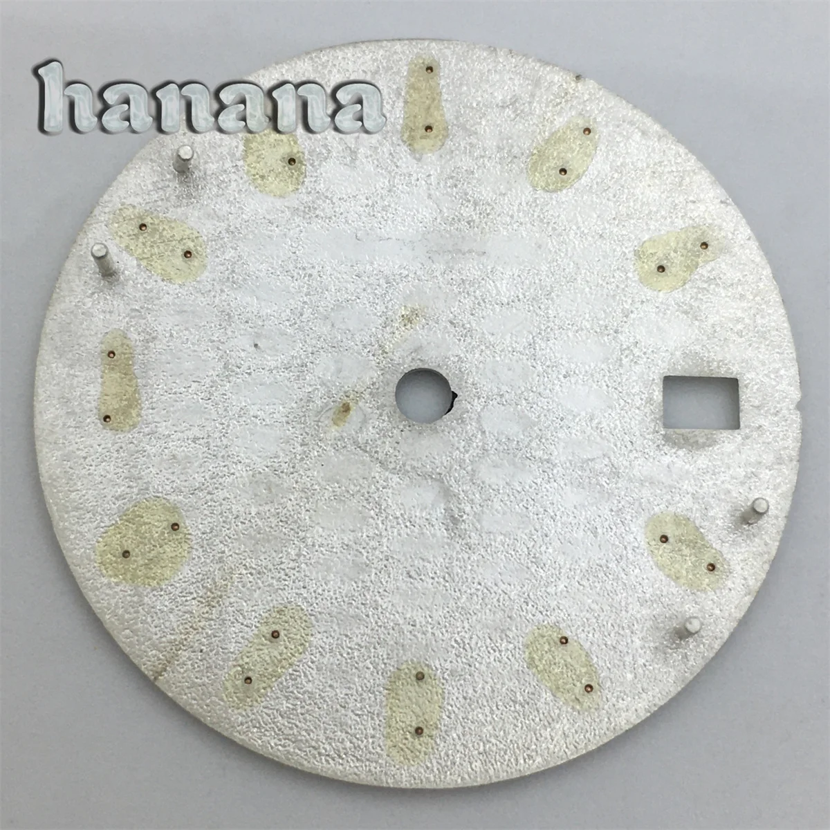 قرص NH35 متدرج على شكل قرص العسل Sunburst قرص 29 ملم مع أيدي مناسب لحركة NH35A وNH36 أجزاء الساعة المضيئة باللون الأخضر C3