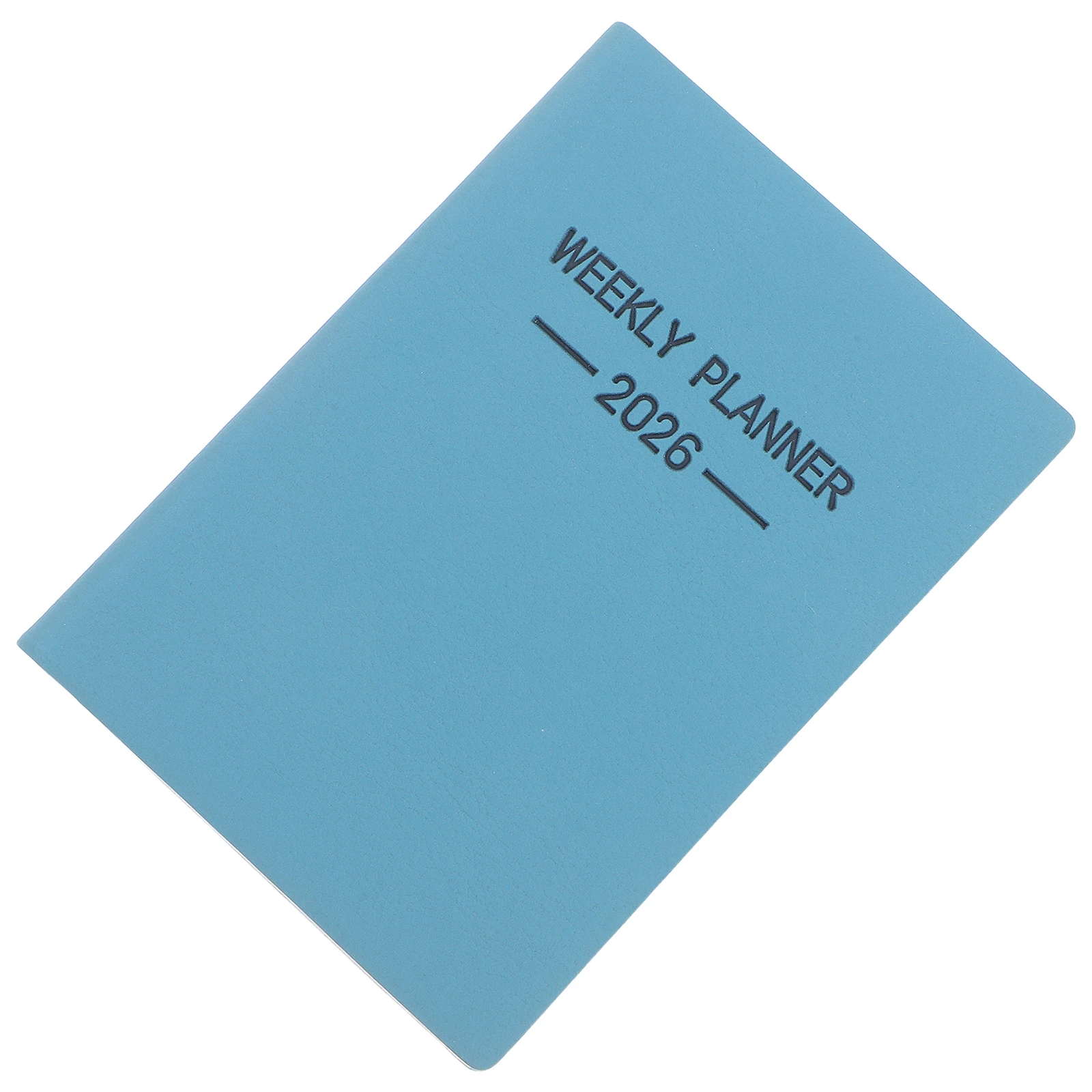 2026 A7 英語プランナー コンパクトデザイン 厚い白い紙 インク漏れなし ポータブル ウィークリー マンスリー カレンダー オーガナイザー ビジネス用