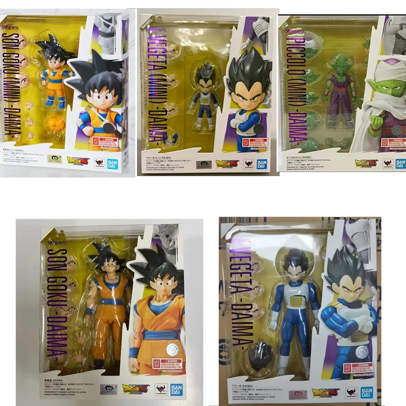 

Bandai Genuine SHF Dragon Ball SON GOKU VEGETA PICCOLO (MINI) -DAIMA- Аниме Фигурка Коллекционная модель игрушки украшения подарок