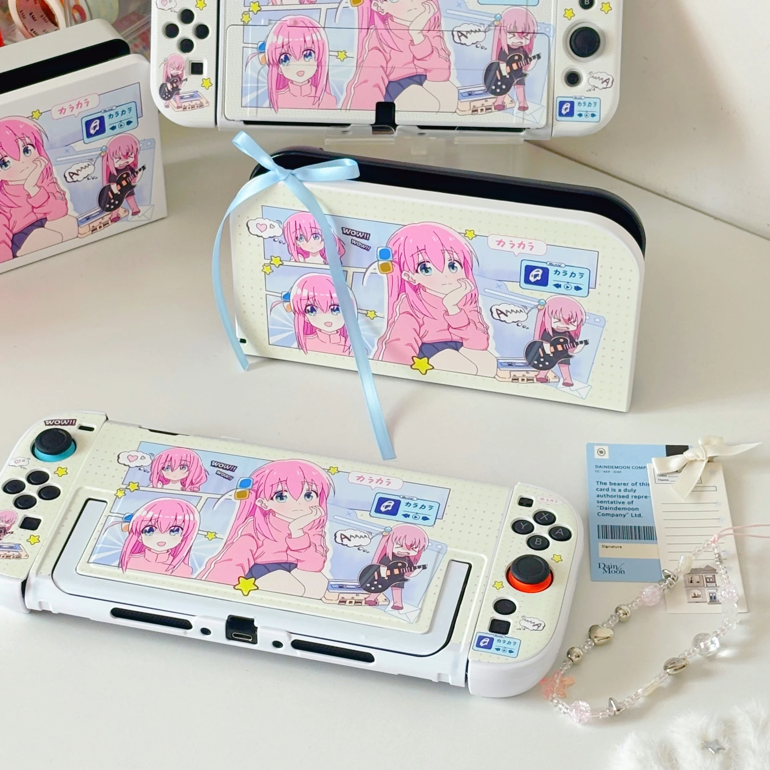 Cartoon Anime Switch Schutzhülle kompatibel mit Nintendo Switch 2/OLED Controller Joy-Con Shell Gaming Konsole Zubehör