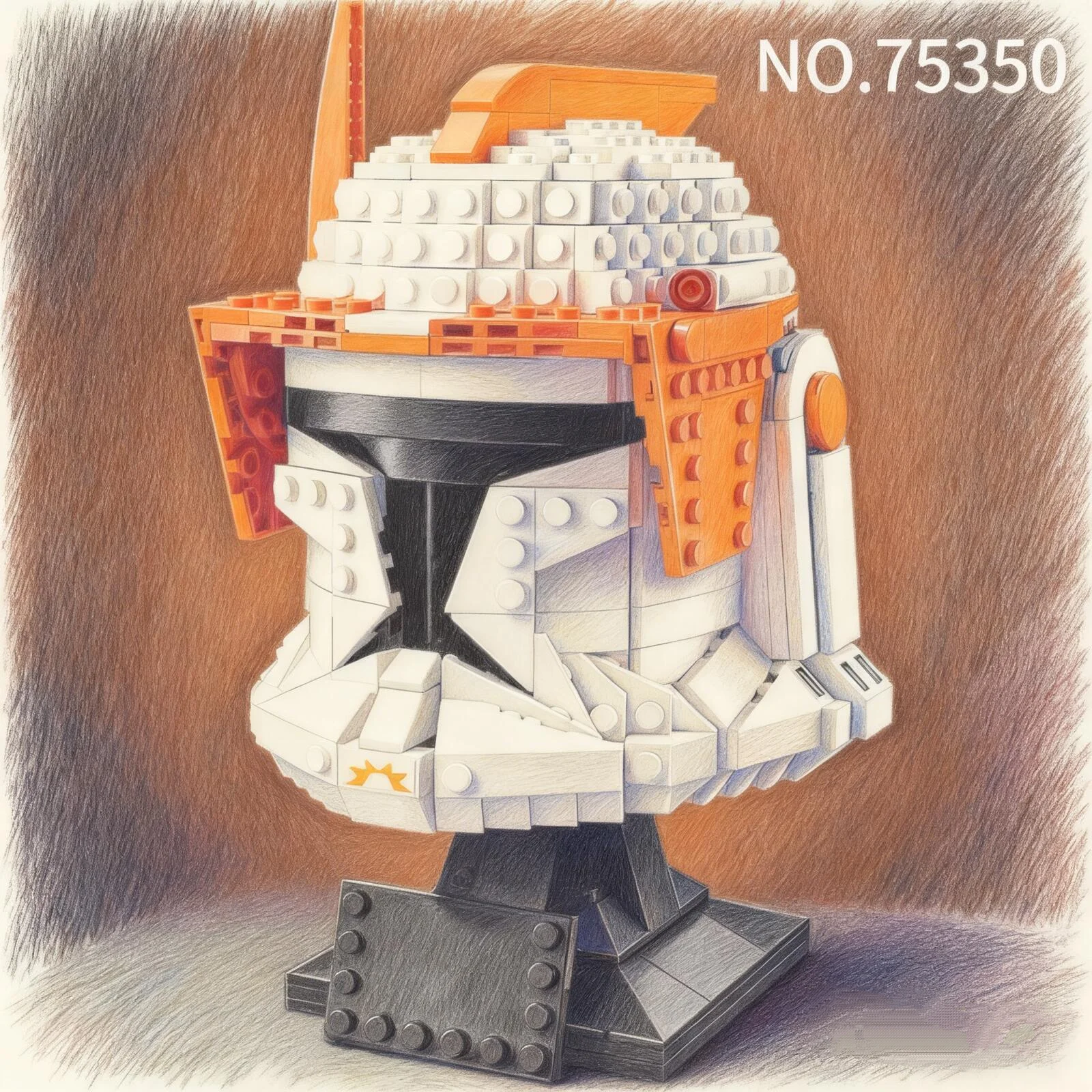 766 قطعة نجمة بين النجوم الصراع سفينة الفضاء استنساخ قائد كودي خوذة 75350 بنة لغز نموذج اللعب هدايا عيد الميلاد