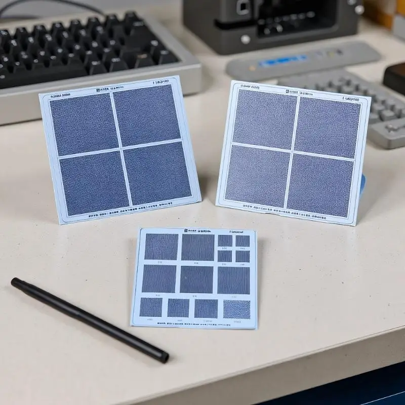 0.3/0.35/0.375/0.4/0.5/0.58/0.6/0.8/1.0mm BGA Reballing Stencil for Solder Masking with Green Oil