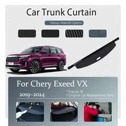 For Chery Exeed VX Lanyue 2019 2020 2021 2022 2023 2024 Car Trunk Curtain Cover Retractable Rack Partition Shield Car Accessorie