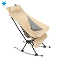 Camping Chair, Ultralight Portable Camp Chair , Compact Folding Beach Chair for Backpacking Hiking Fishing Picnic