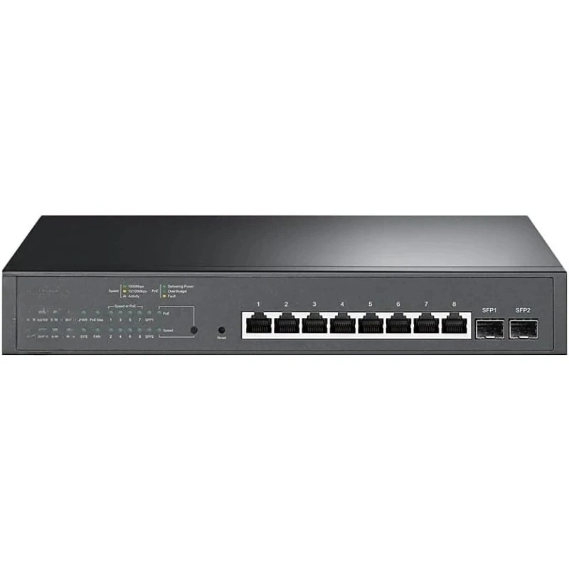 JetStream Gigabit Managed Switch – PoE+ Support, SFP Slots, Omada SDN Integration Centralized Management