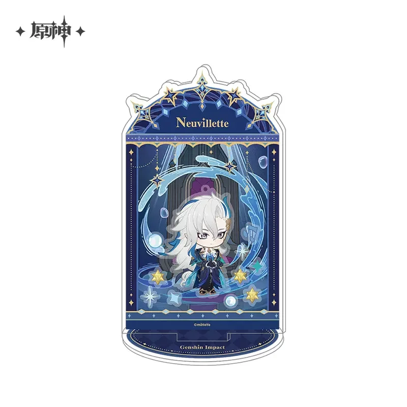 Sunsyea Genshin Impact Officiële Merch Mihoyo Originele Xglx Serie Acryl Stand Set Zwerver Furina Neuvillette