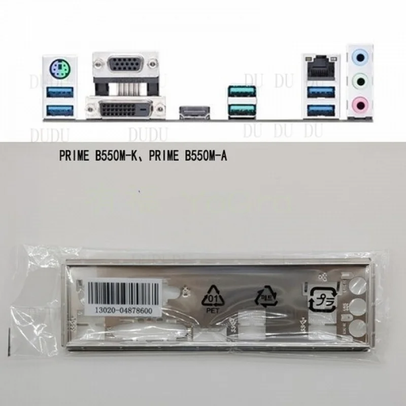 D  PRIME B550M-K PRIME B550M-A FOR ASUS IO I/O SHIELD Back Plate BackPlate