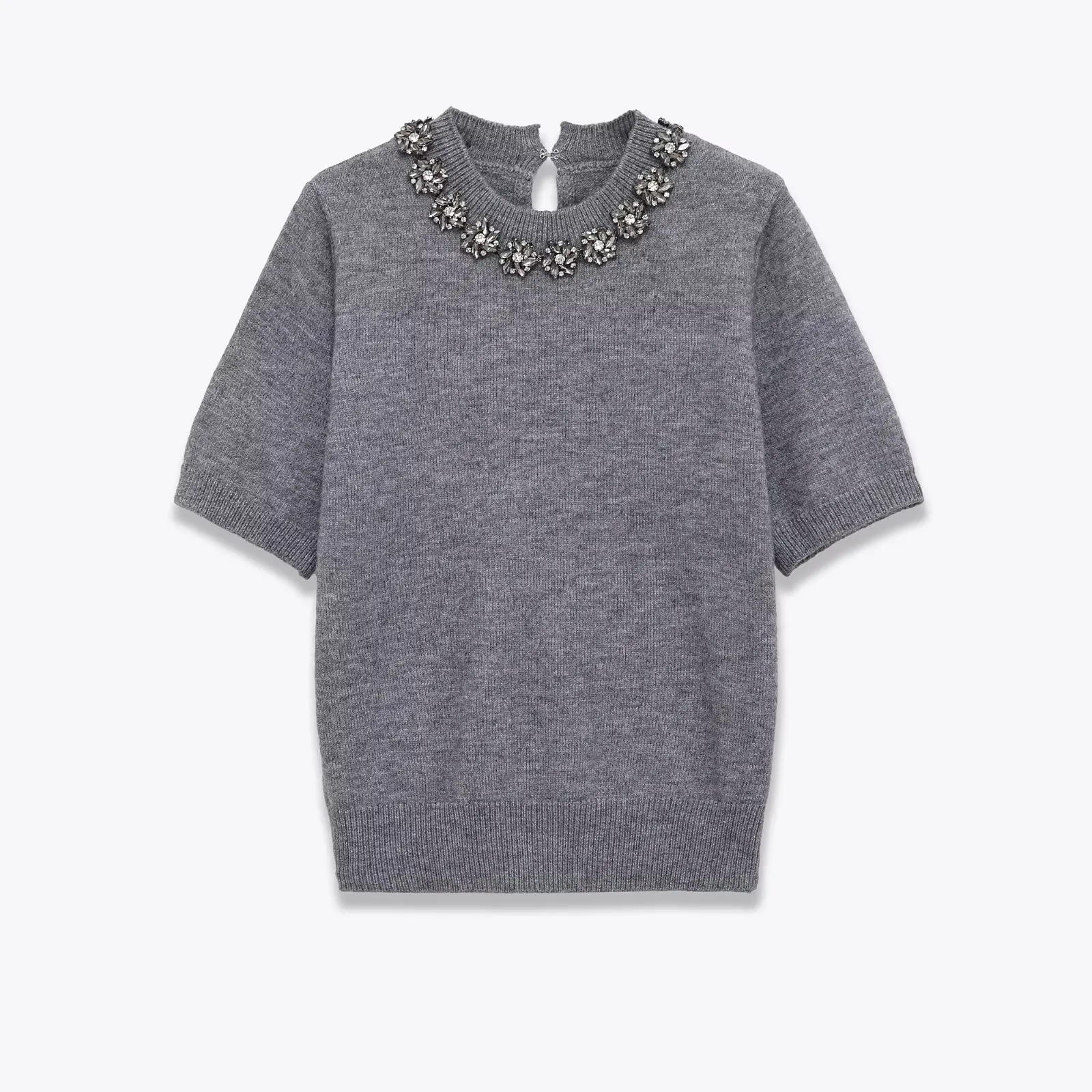 

European and American style 2025 new trendy spring and autumn versatile loose street-friendly one-shoulder knitted top