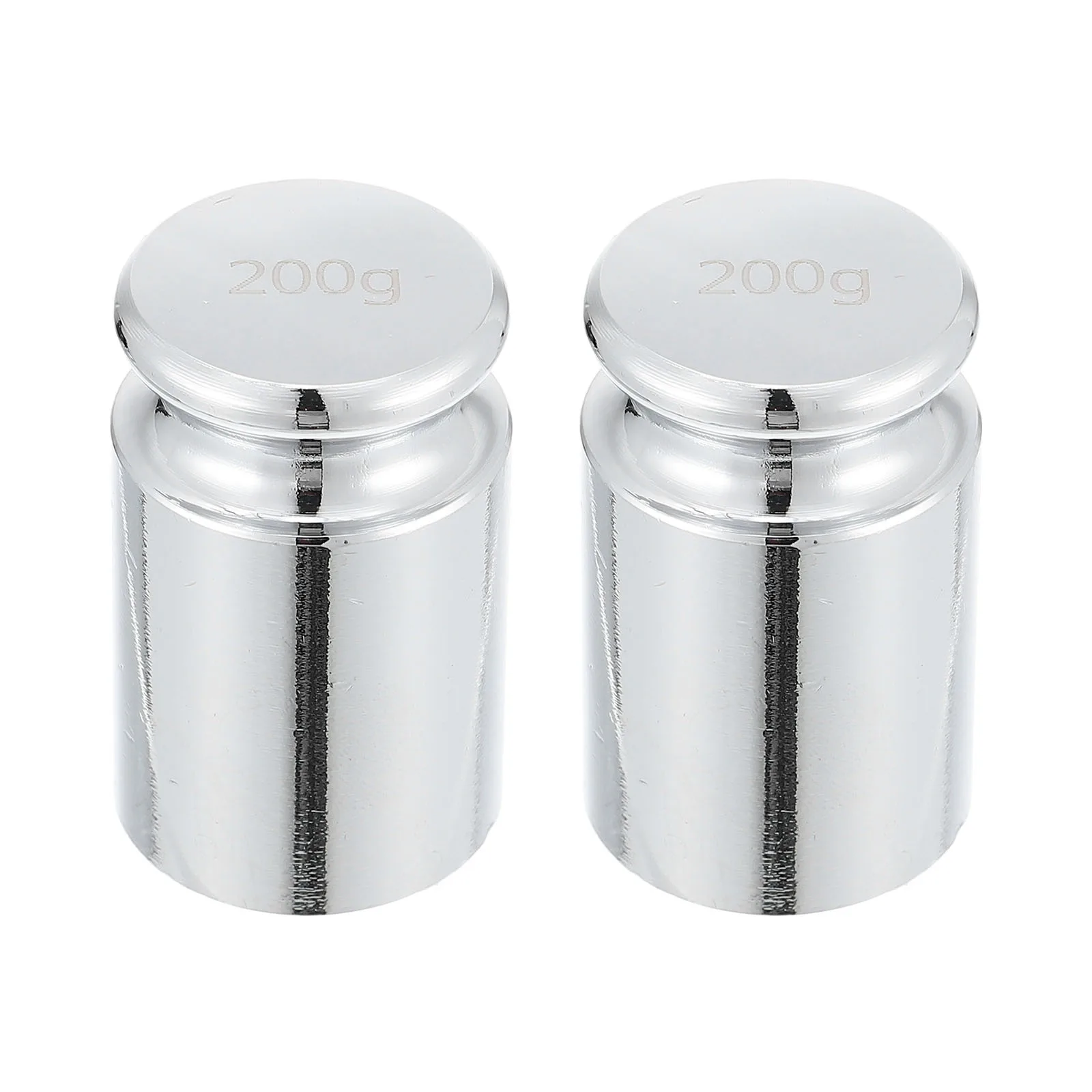 

2pcs Chrome Plated 200G Calibration Weight Precision Balance Tool For Digital Scale Laboratory Weighing Educational Instrument