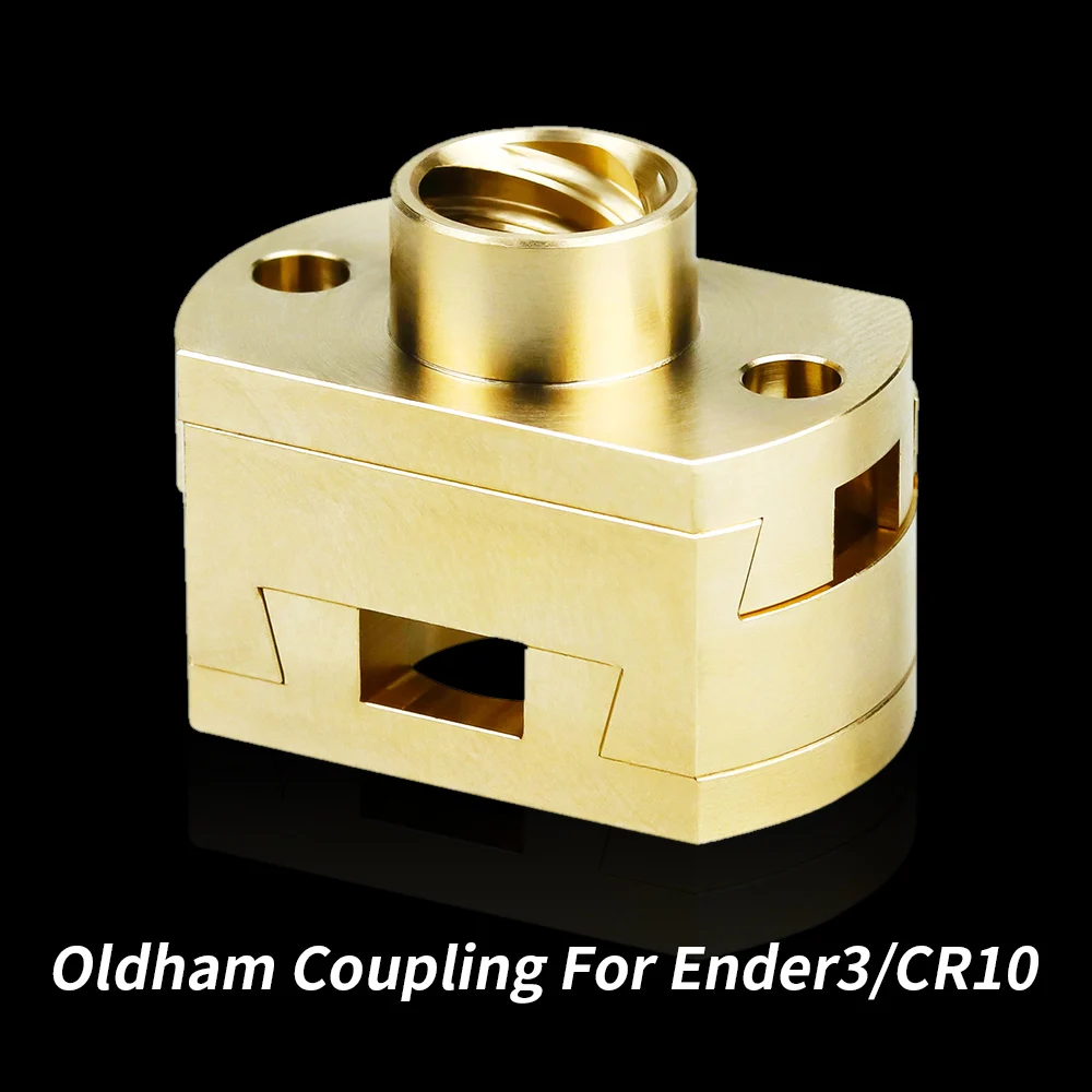 Creativity Oldham Coupling Ender 3 V2 CR10 CR10S Pro T8 Screw Coupler Z-Axis 8mm Brass Lead Screw Hot Bed for 3D Printer Parts
