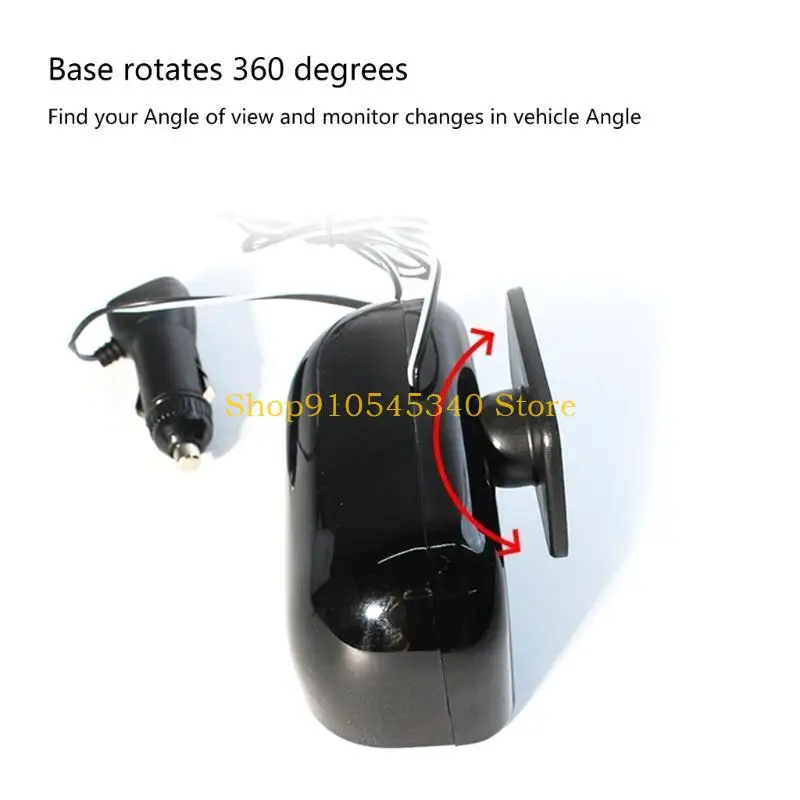 U2JA Adjustable Base Car Digital Display Level Tilt Gauge Slope Meter with LED Light HUD Inclinometer Car SUV Slope Meter view 2
