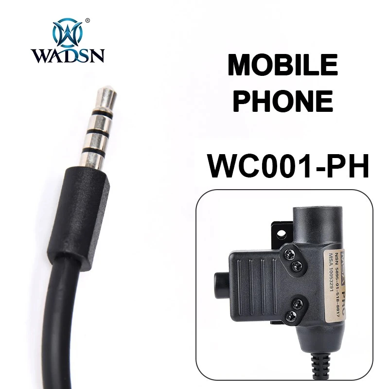 IDOGEAR Adattatore U94 PTT Per Icom, Kenwood, Midland, Motorola Talkabout - Comunicazione Tattica