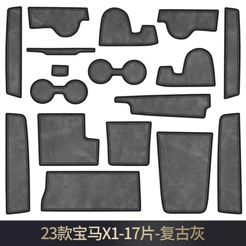 

Car Door Groove Mat Cup Mat for BMW x1 2023 Center Console Storage Box Mats Auto Gate Slot Cup Holder Pad