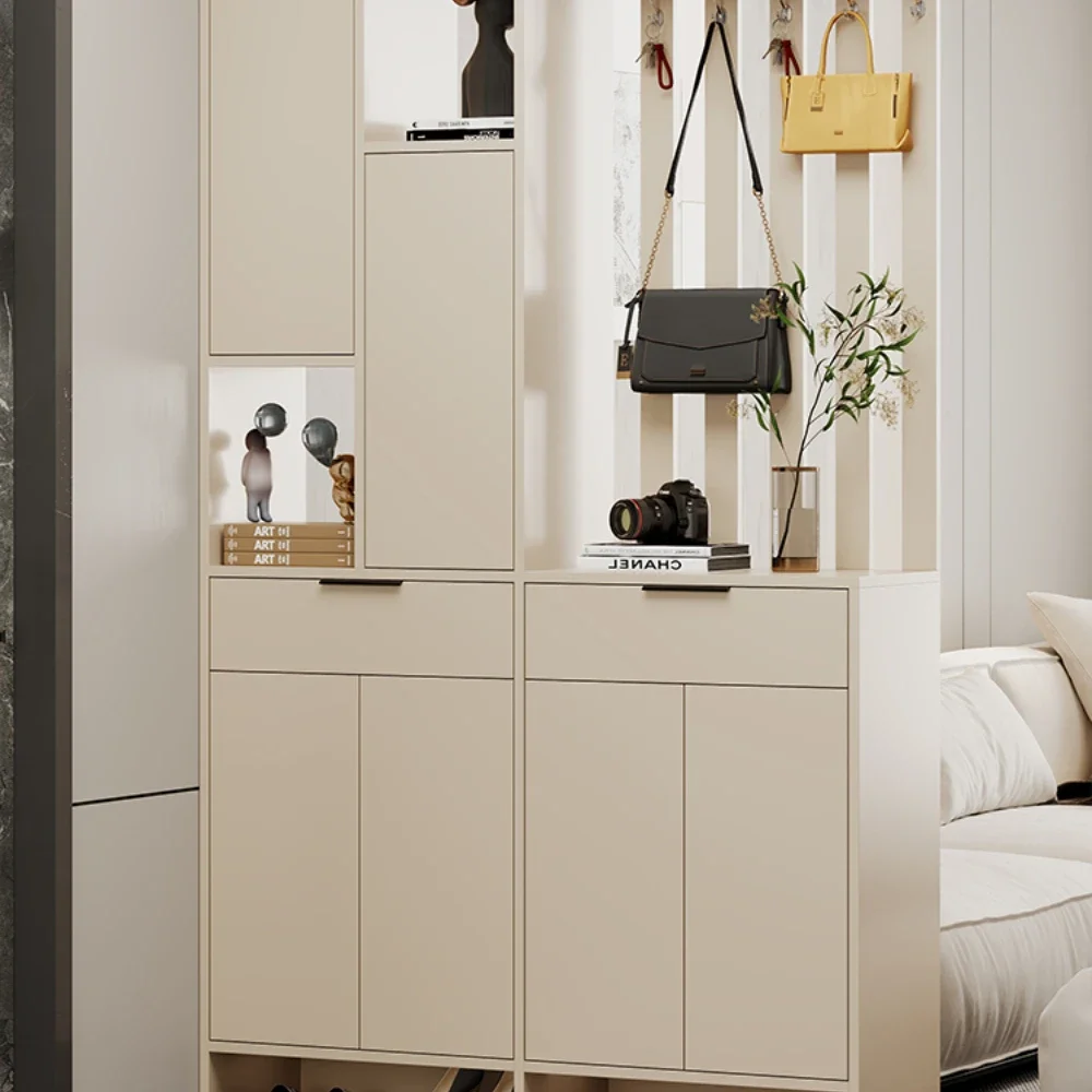 

Storage Rack Entrance Shoe Cabinet Integrated Screen Light Luxury Modern Minimalist Living Room Porch Cabinet