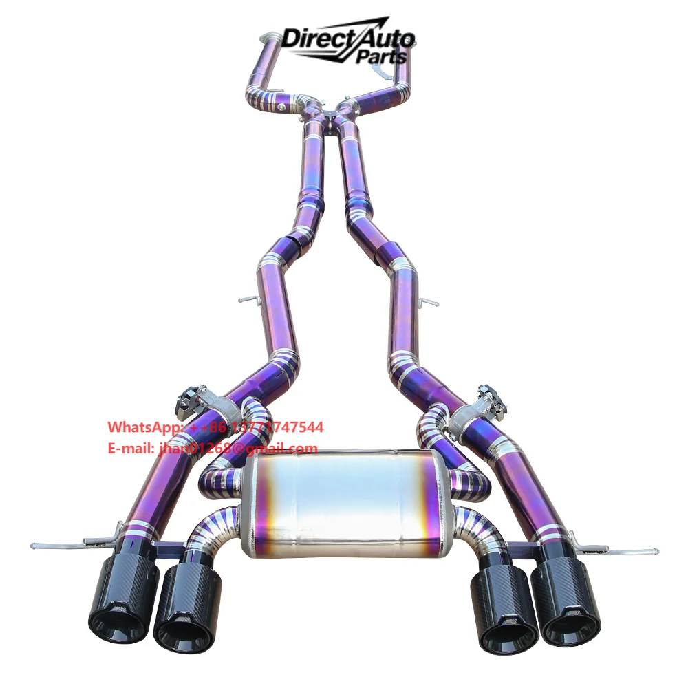 KYOSTAR Titanium Tuning Exhaust System for M3 G80 G81 & M4 G82 G83 Full Catback / Axle-Back Exhaust System 2020+