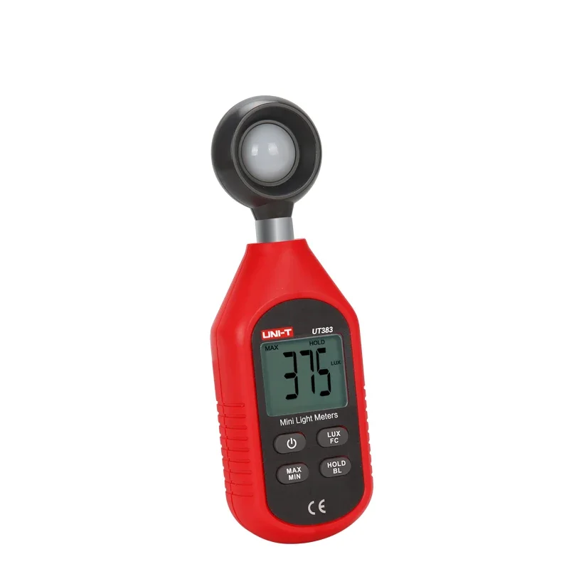 UNI-T UT383 Digital Light Meter UT383BT Lux Meter 200,000 lux Illuminometers Photometer Environmental Tester Bluetooth