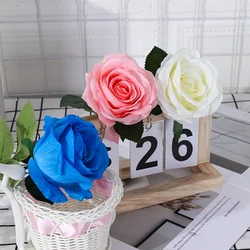 Artificial Flower Single Rose Wedding Hotel Decoration Artificial Flower Fake Flower Scene Layout Wedding Roses