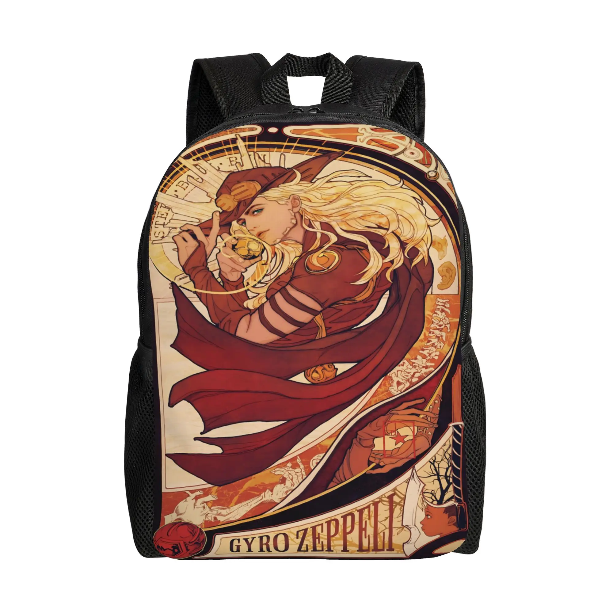 

ita bag JOJO STEEL BALL RUN Daypack funko pop mochila Solid For Work Sturdy Shoulder Rucksack