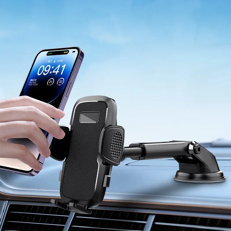 

ZLRLMHY 360 Degree Adjustable Car Universal Phone Holder, Windshield Instrument Panel Suction Cup Holder, Easy To Install