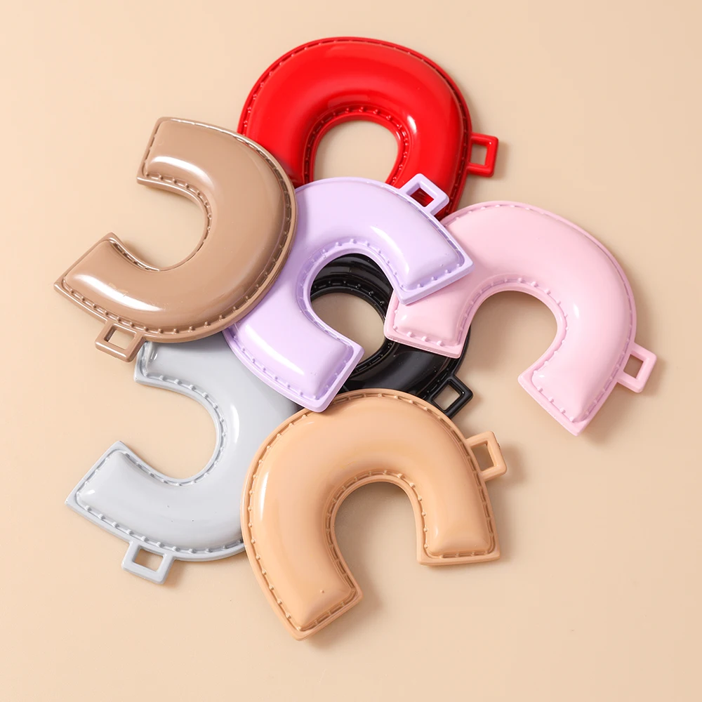 Tusember 5 Stück 40mm Niedliche Metall-Emaille A-Z Alphabet Buchstaben Charms Anhänger für Schmuckherstellung Ohrringe Halsketten DIY Bastelarbeiten – Detail 8