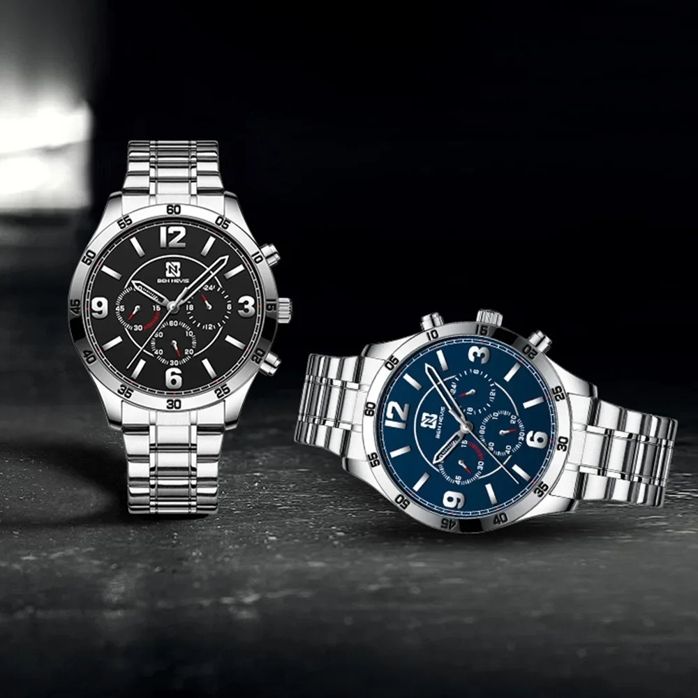 Men Luxury Watch 45mm Wristwatch Install Quartz Movement 3ATM Diving Men's Sport Wristwatch