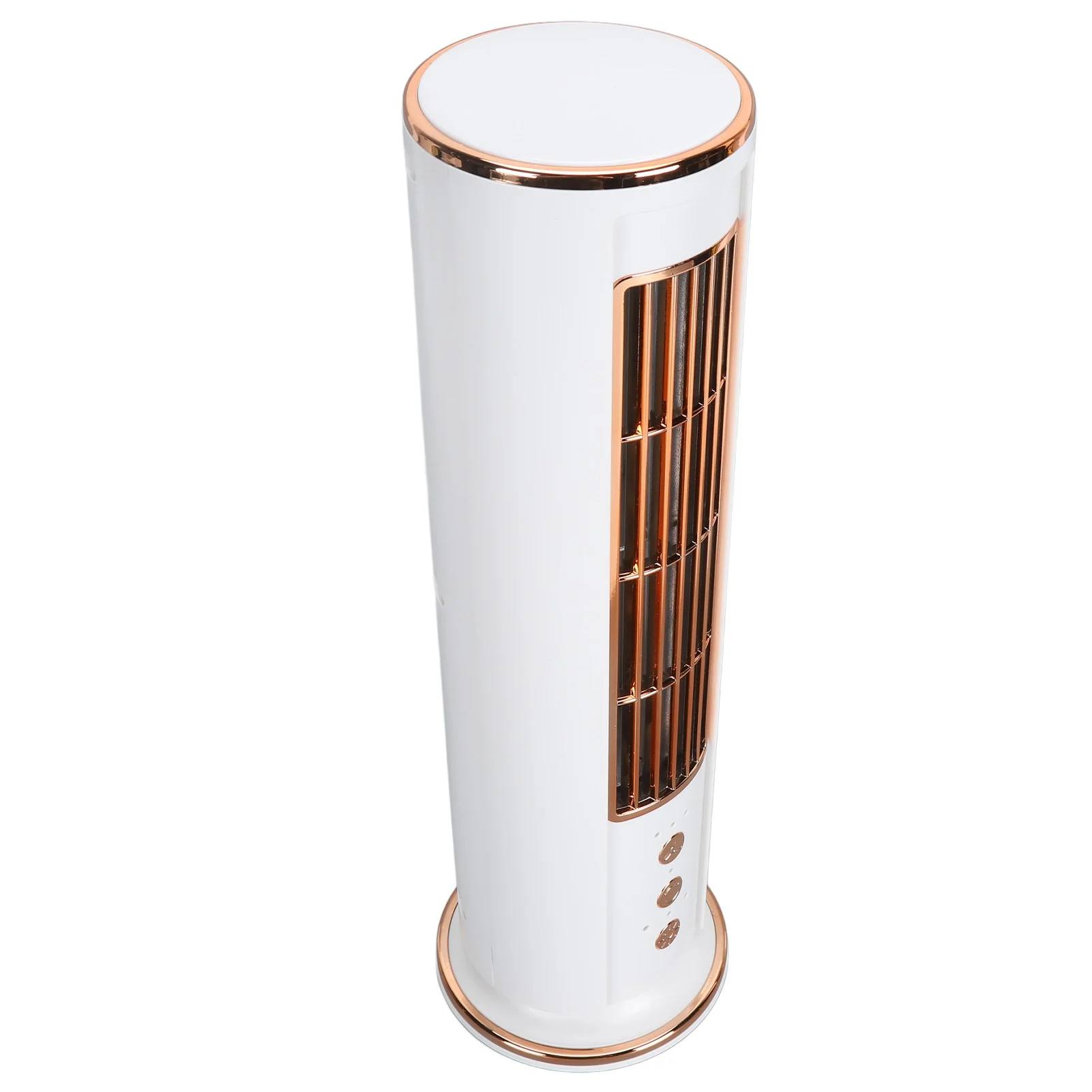

Desktop Bladeless Fan 3 Speed Wind Tower Shaped USB Rechargeable Fan with Remote Control for Summer Use