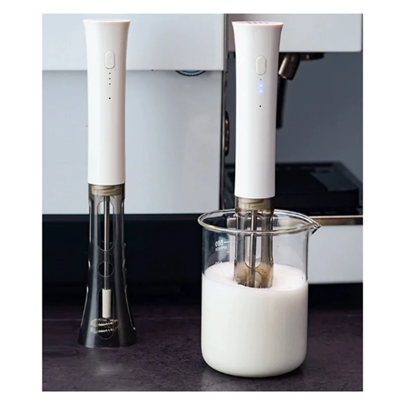 M14K-Automatic Milk Frother, Electric Coffee Latte Milk Mixer Multifunctional Molk Whisk