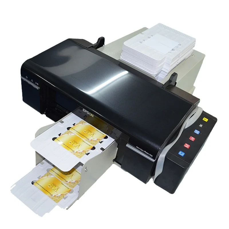 2023 Fcolor Automatic Cheap Price PVC ID Plastic Card Printer For Epson L805 Inkjet Printer