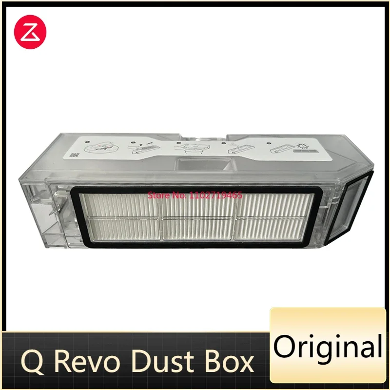 

New Original Dustbin for Roborock Q Revo P10 Qrevo Robot Vacuum Cleaner Parts Dust Box With Filter Washable Filter Accessories