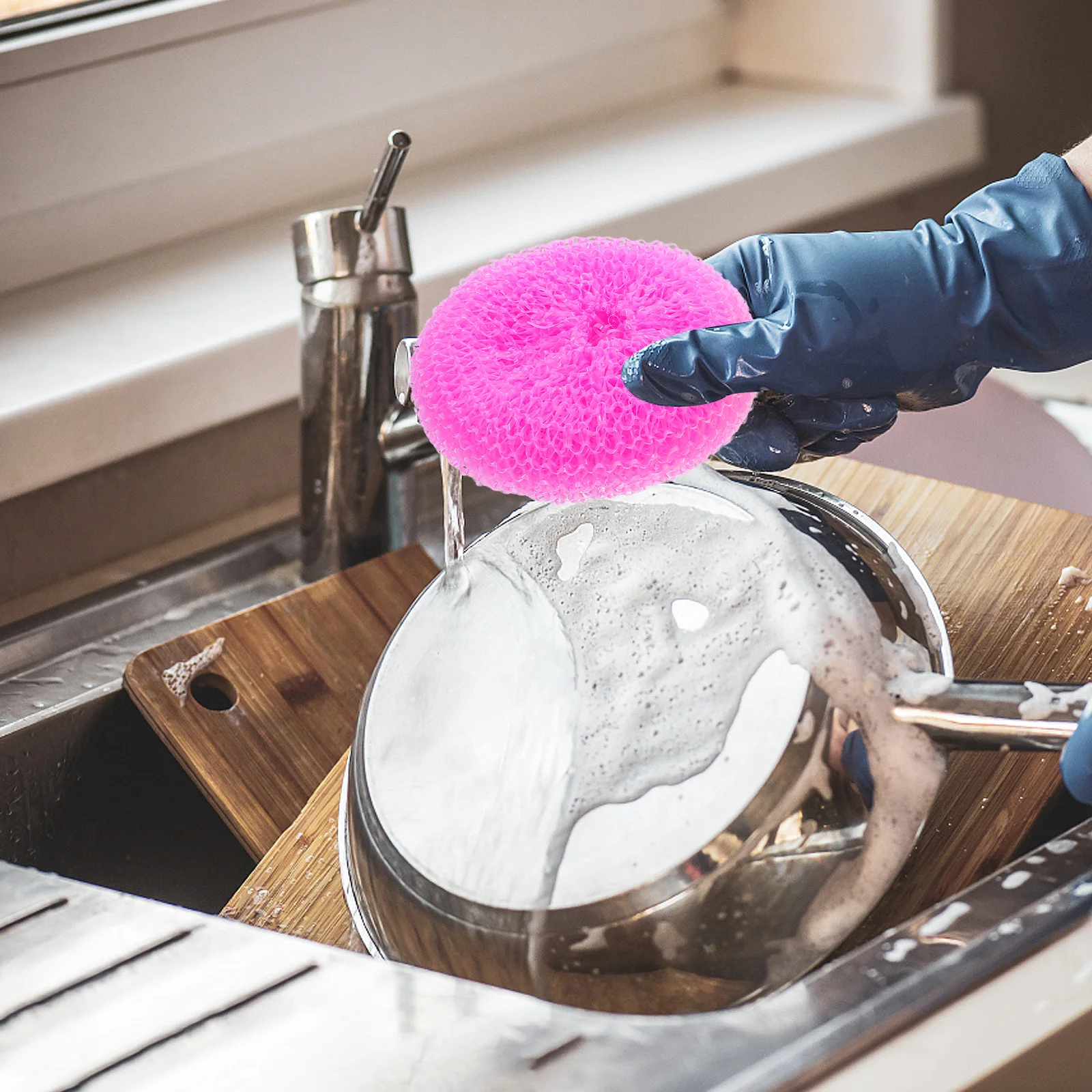 

20 Pcs Dishwasher Brush Set Wok Pp Vegetable Cleaning Plastic Handled Kitchen Scrubber for