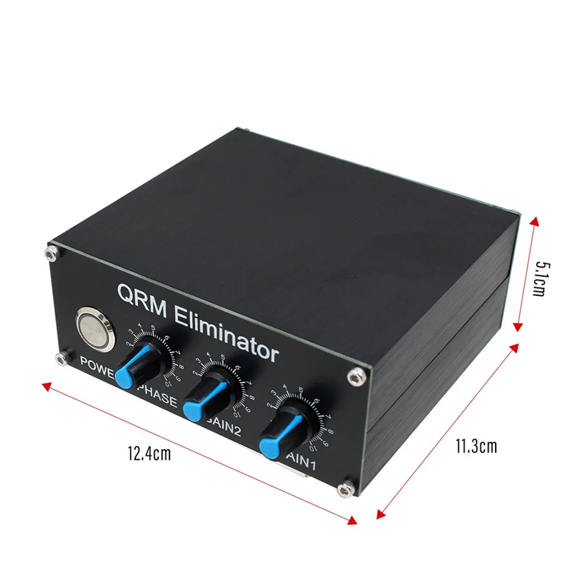كفاءة QRM مزيل X-Phase العصابات 1Mhz إلى 30Mhz QRM إشارة إلغاء سبائك الألومنيوم إشارة مزيل مع الاتصال الهاتفي والمقبض