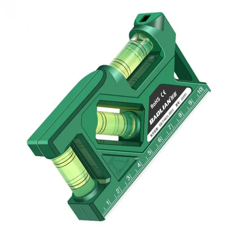 Mini misuratore di livello Misuratore verticale orizzontale ad alta precisione Goniometro per righello metrico Misuratore di livello tascabile magnetico portatile per la casa