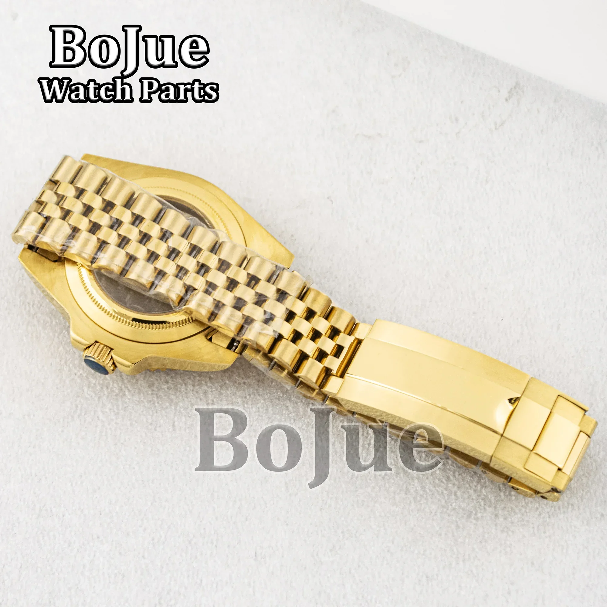 40mm Gold NH35 Case Accessories For GMT Seiko NH34 NH35 NH36 Movement 28.5mm Dial Waterproof 20mm Watch Jubilee Strap Bracelet - Image 6
