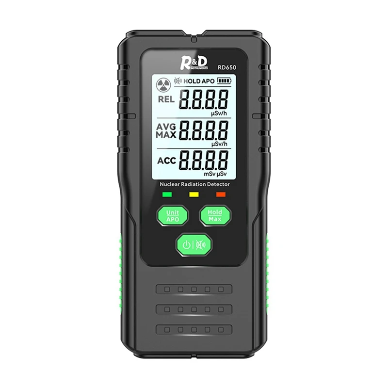 RD650 Geiger Counter Nuclear Radiation Detector X-Ray Γ-Ray Β-Ray Radioactivity Tester Detector Personal Dosimeter Durable