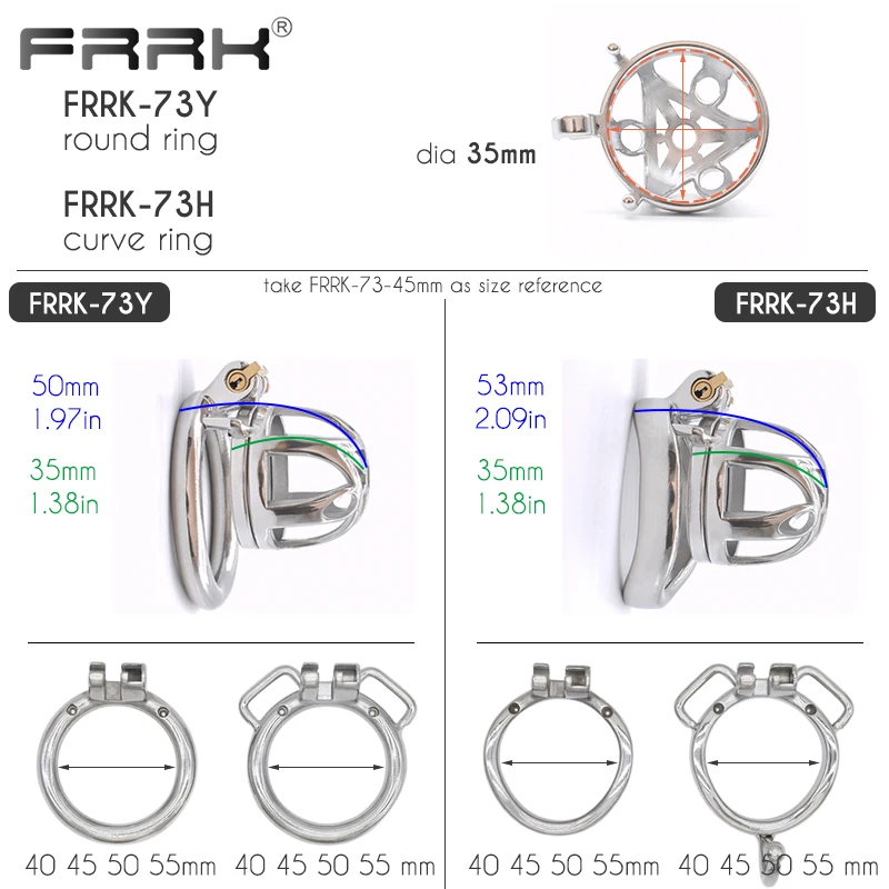 FRRK Small Metal Chastity Cage Device with Catheter for Men Steel Penis Rings Adults Sexual Games Play BDSM Sex Toys Shop 커플링