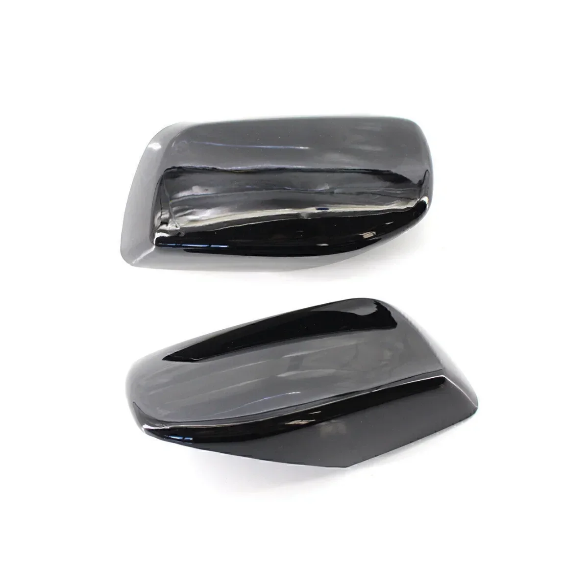 Rear View Mirror Cover For BMW E60 5 Series 2004-2008 Not Fit M5 Models Carbon Look /Glossy Black Side Wing Cap Mirror Case