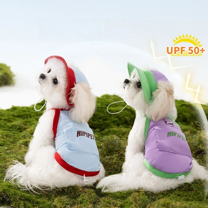 

Летняя одежда для щенков, солнцезащитный крем, эластичный жилет для собак, дышащий комплект ткани для собак, охлаждающие регулируемые аксессуары для собак, принадлежности