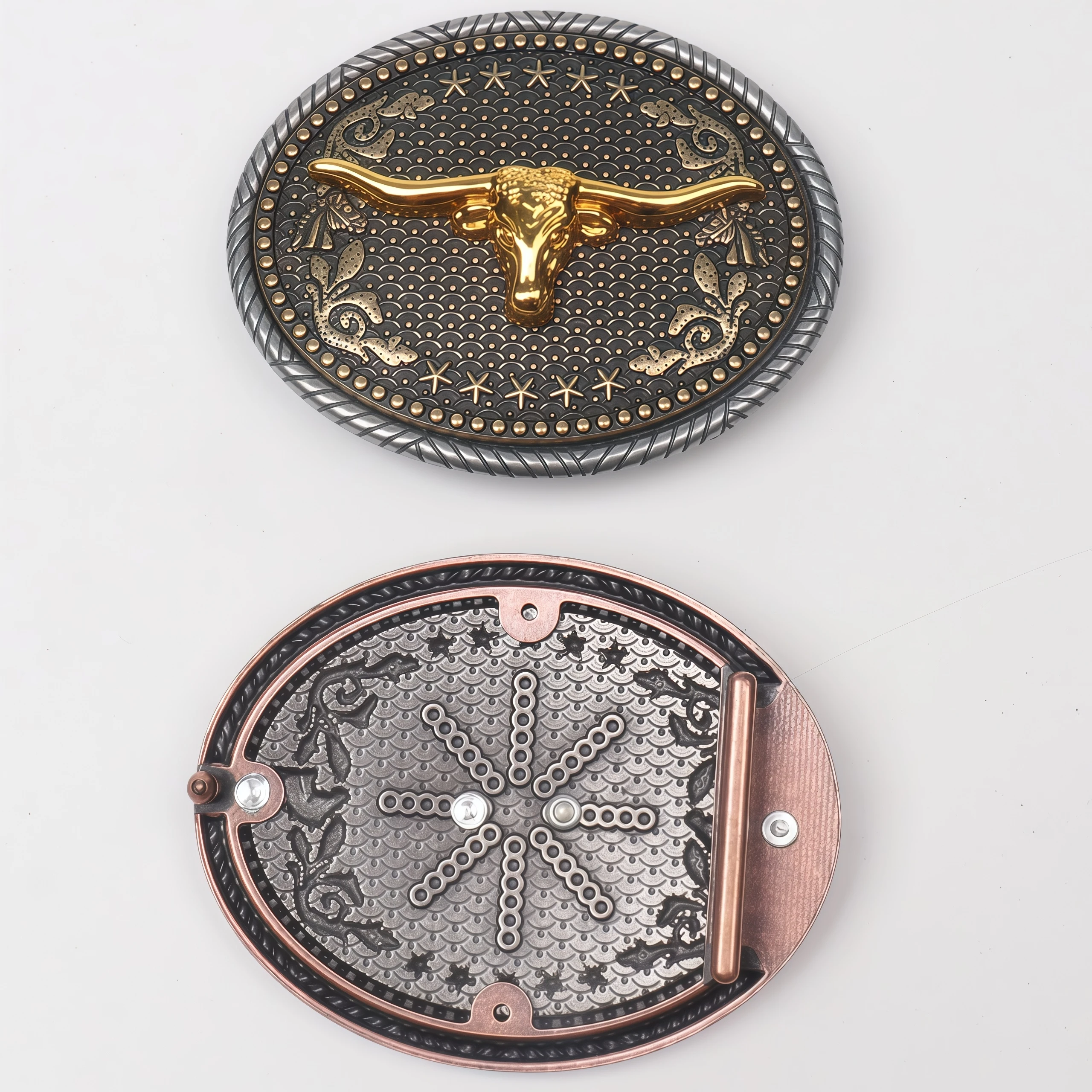 Metalowa klamra do paska w stylu western, klamra do paska w stylu vintage