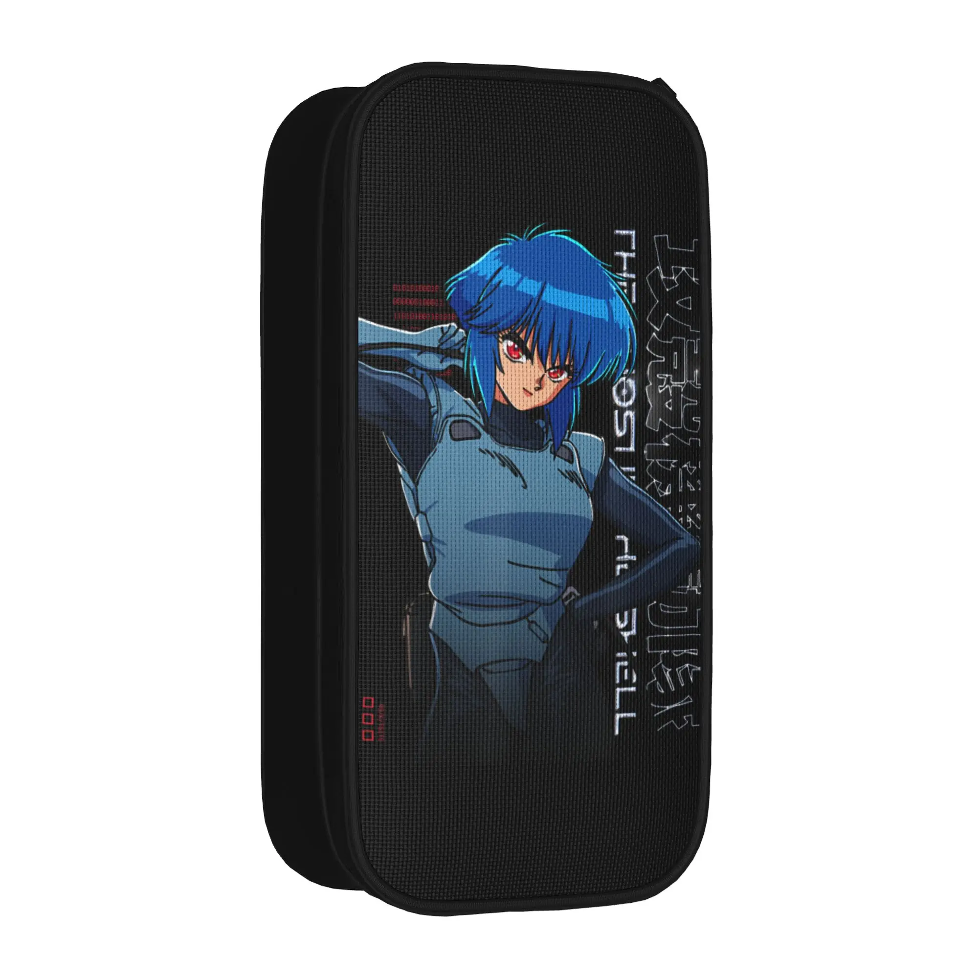 Fun Motoko GHOST IN THE SHELL Pencil Cases  Pencilcases Pen for Student Big Capacity Bag School Supplies Cosmetic Stationery