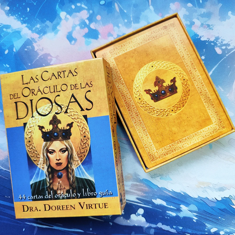 Las Cartas Del Oráculo De Las Diosa  Edición en español Cartas oráculo by DOREEN VIRTUE Tarjetas de palabras clave en español