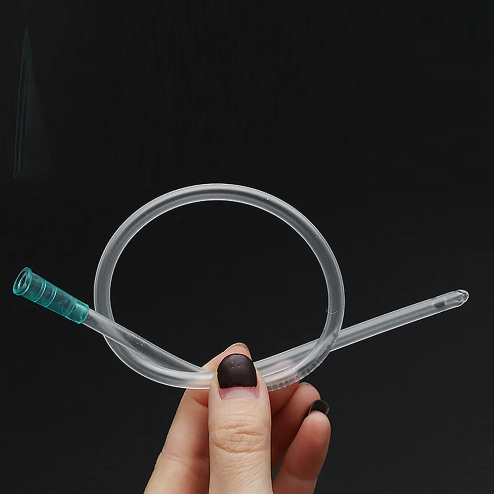 28cm Length Disposable Rectal Catheter Anal Canal Catheter Head Enema Rectum Flush Head Drainage Tube Tool